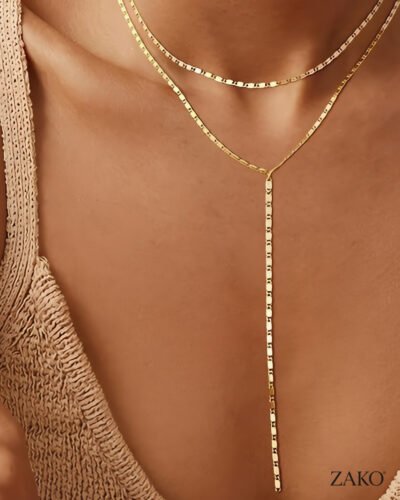 Layered Lariat Necklace