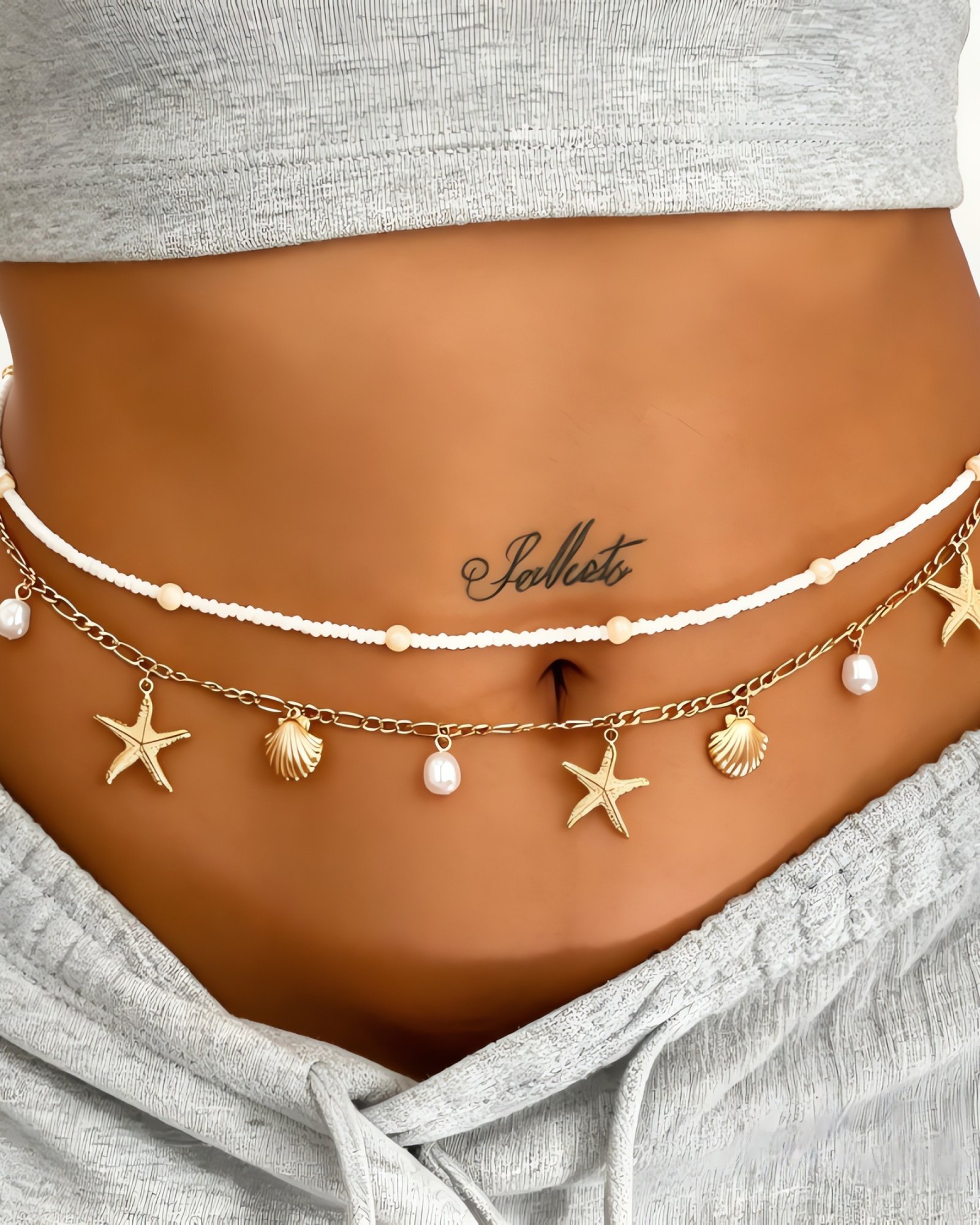 Starfish & Shell Belly Chain - Image 3