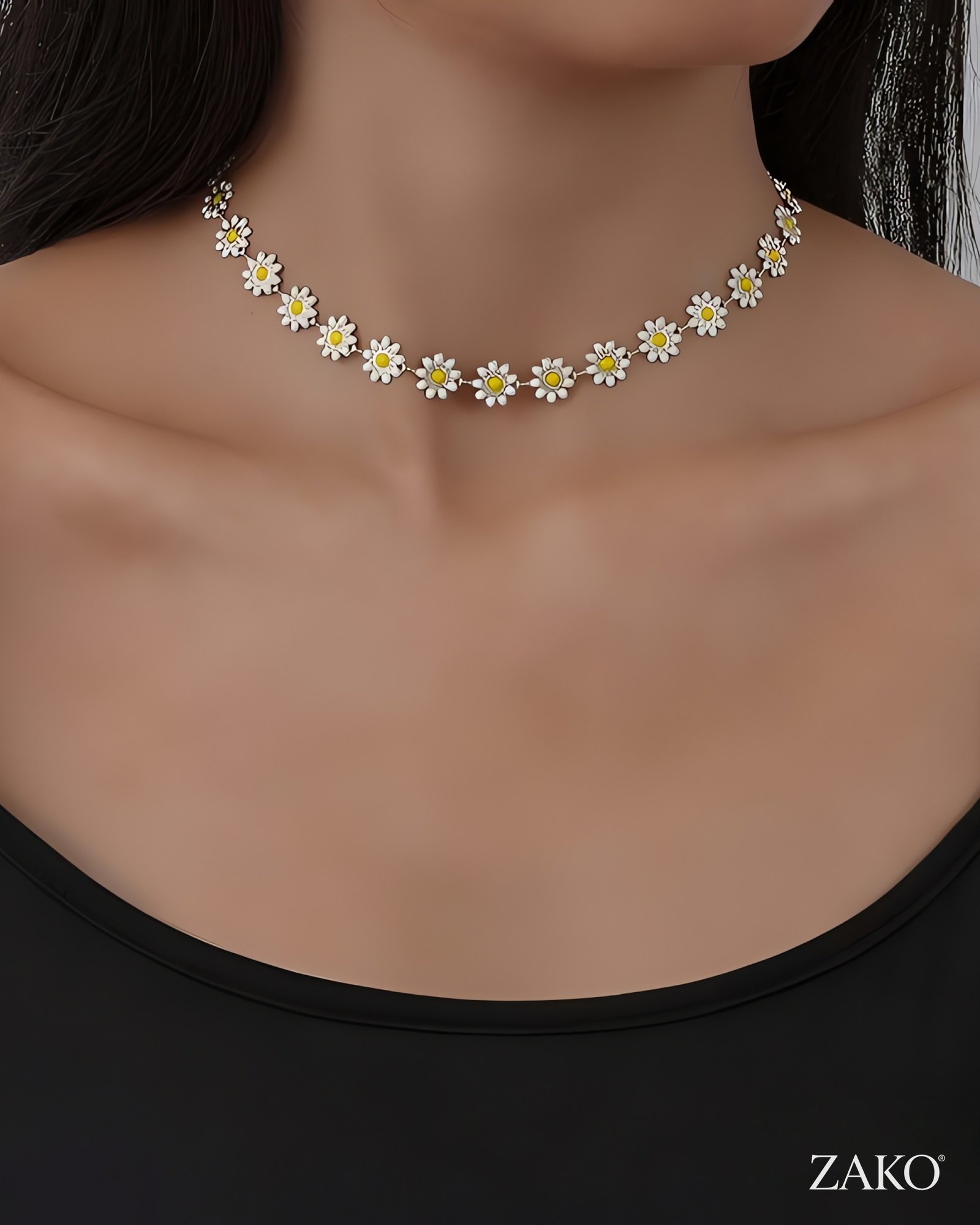 Daisy Flower Choker - Image 3
