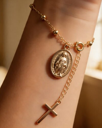 Rosary Bead Bracelet