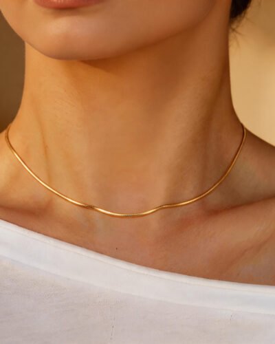 Flat Snake Necklace