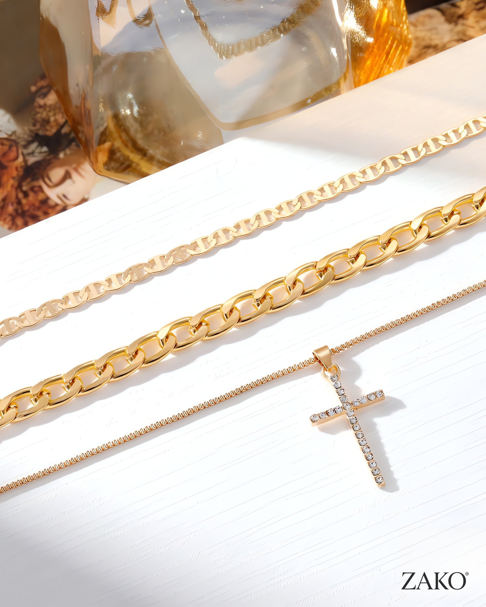 Cross Necklace Duo - Image 3