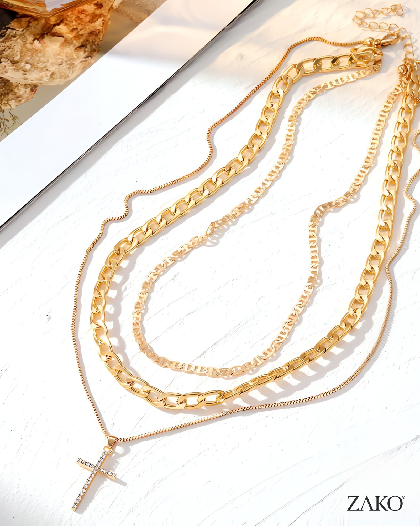 Cross Necklace Duo - Image 4