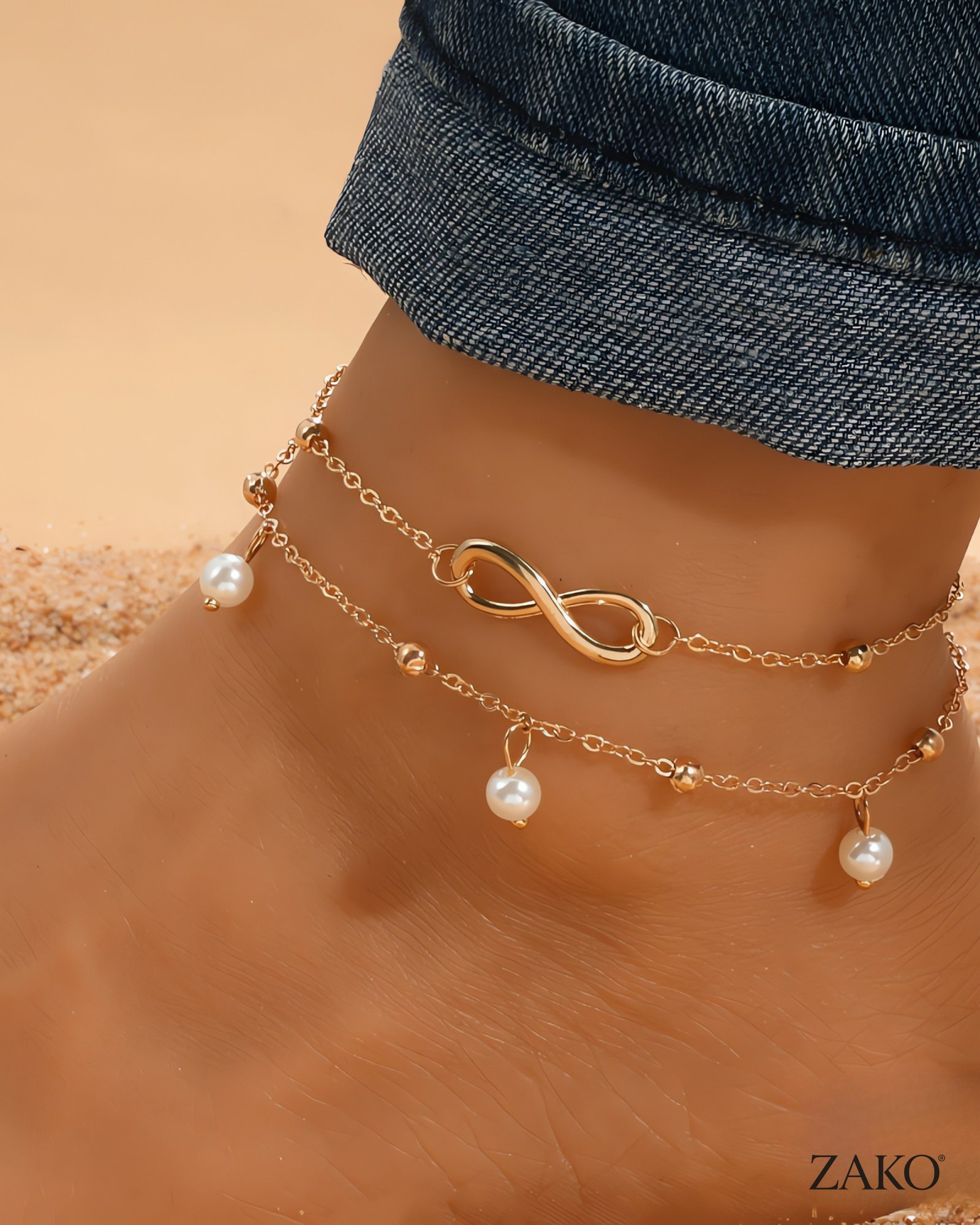 Pearl Anklet Set - Image 2