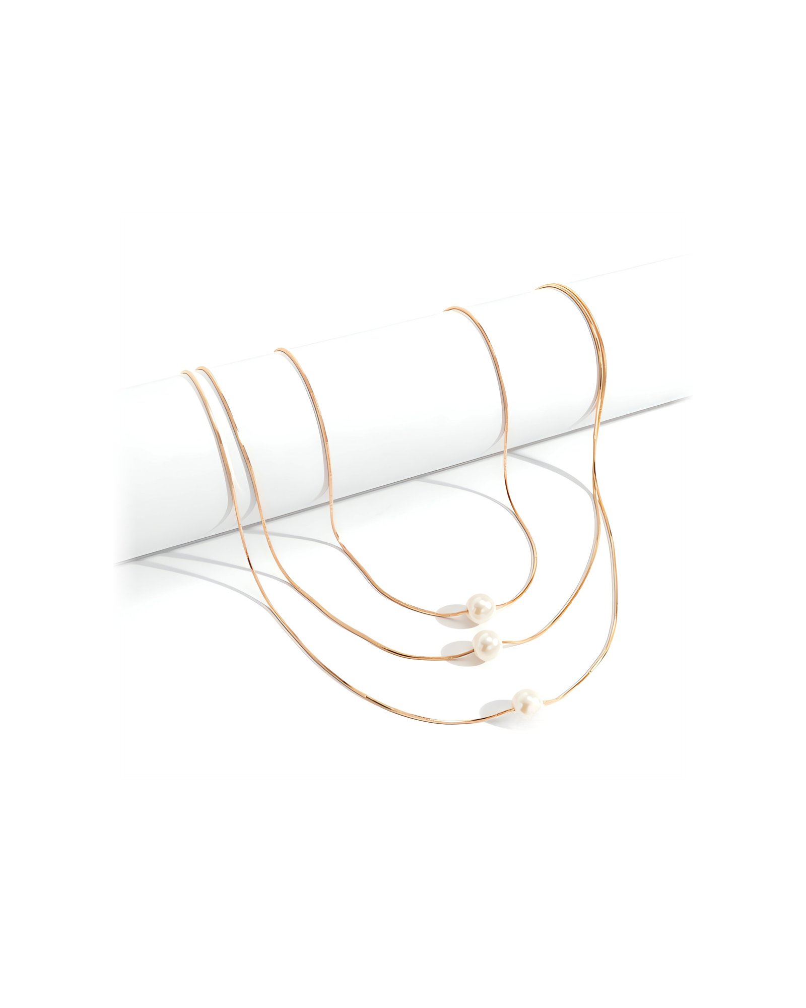 Triple Pearl Necklace