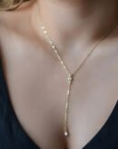 Crystal Drop Lariat