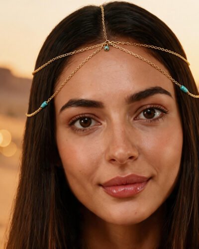 Turquoise Head Chain