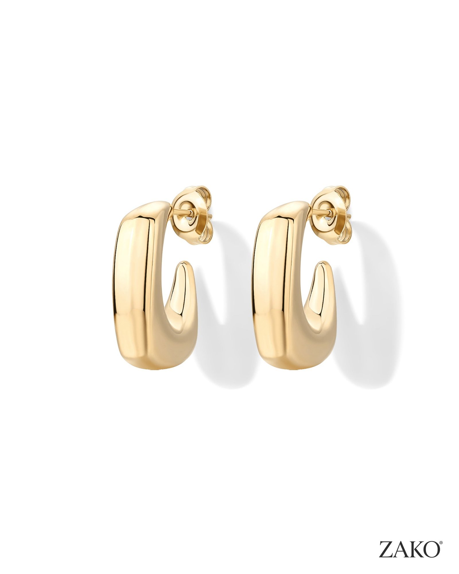 Amara Square Hoops - Image 2