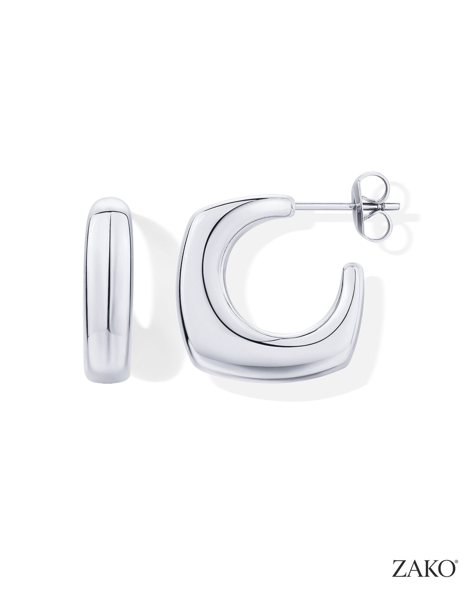 Amara Square Hoops - Image 6