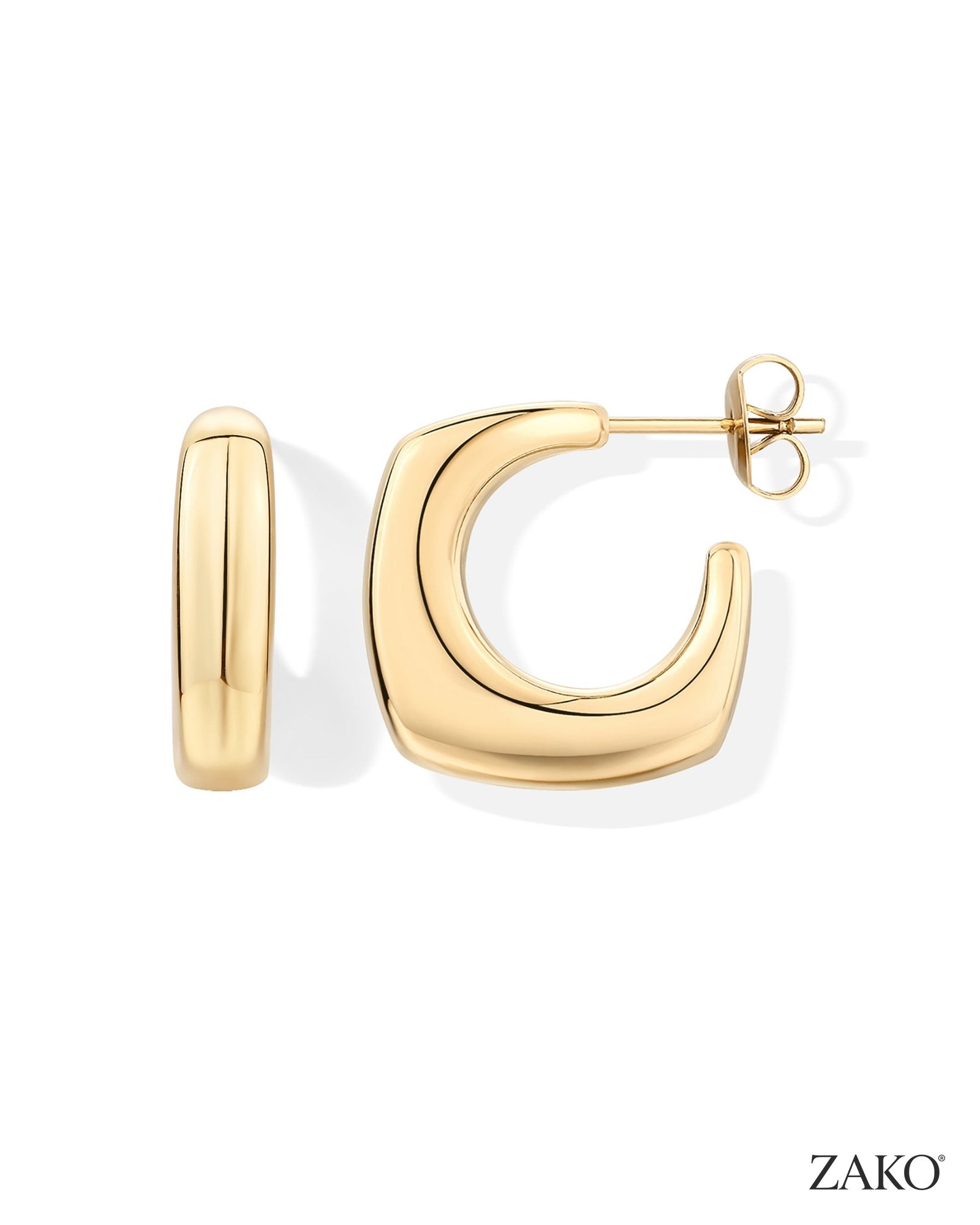 Amara Square Hoops - Image 3