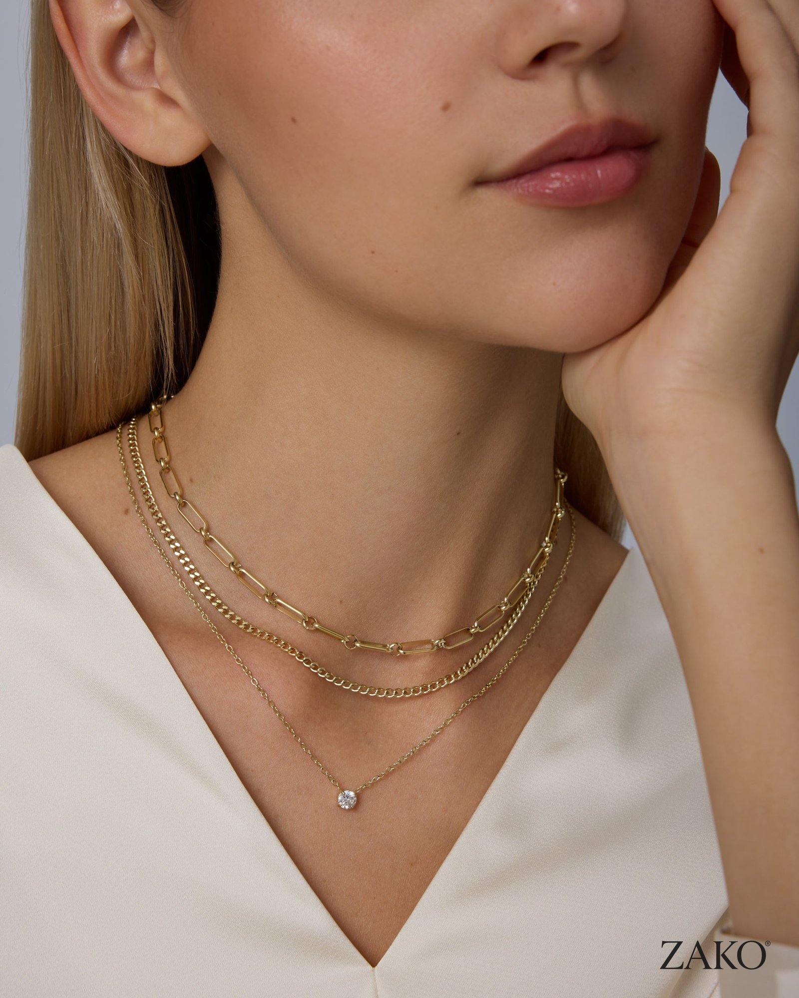 Nola Layered Necklace - Image 2