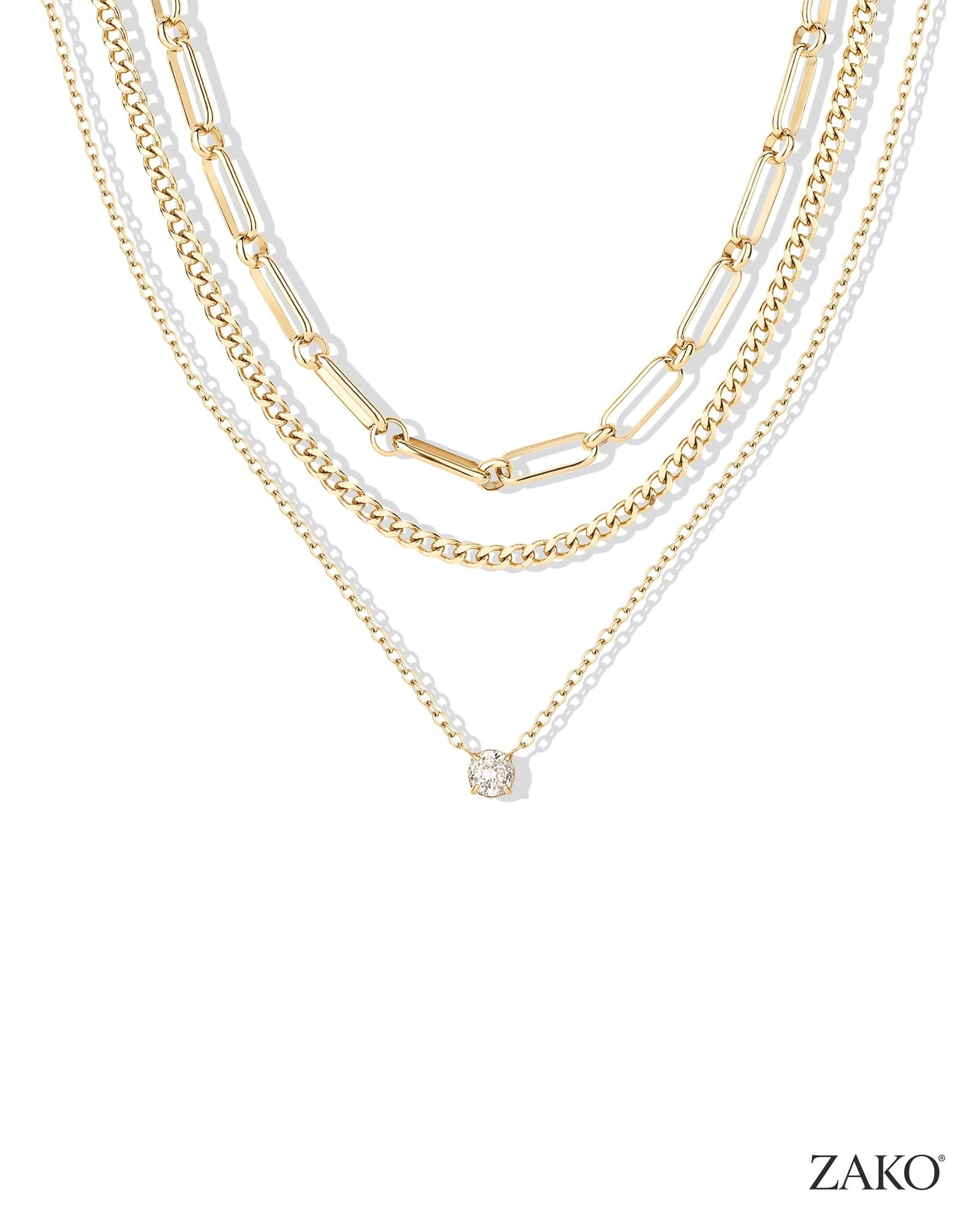Nola Layered Necklace - Image 4