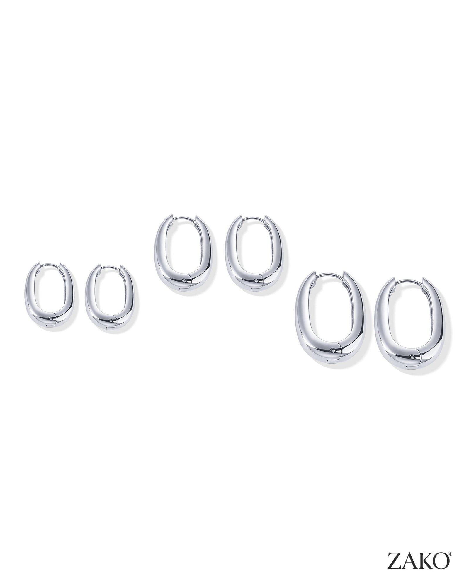 Isolde Oval Hoops - Image 5