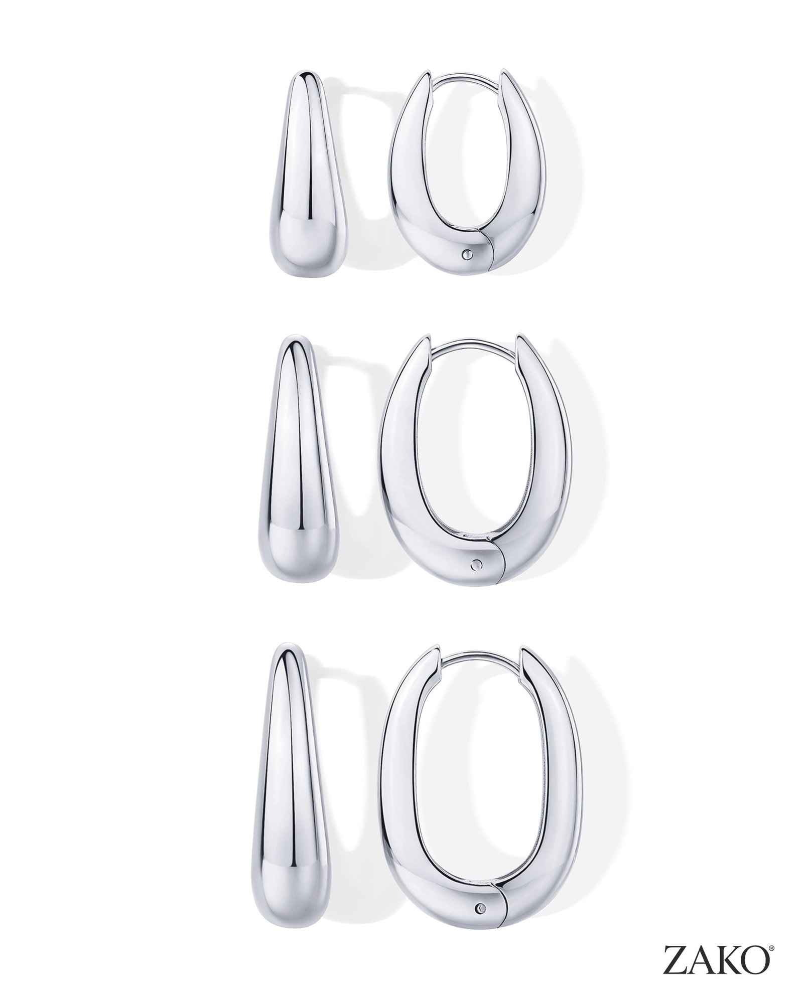 Isolde Oval Hoops - Image 6