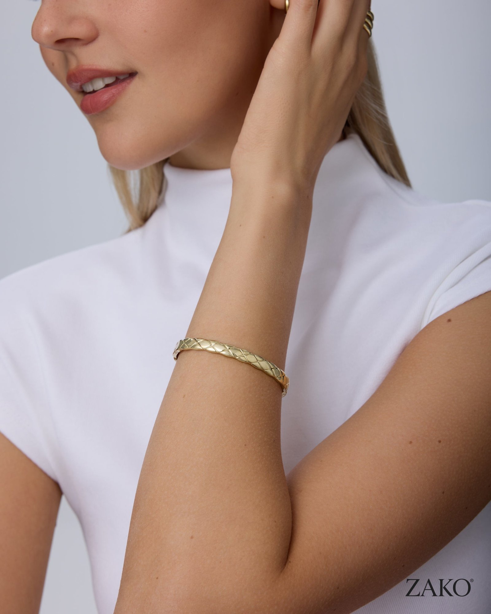 Lumi Quilted Bangle - Image 2