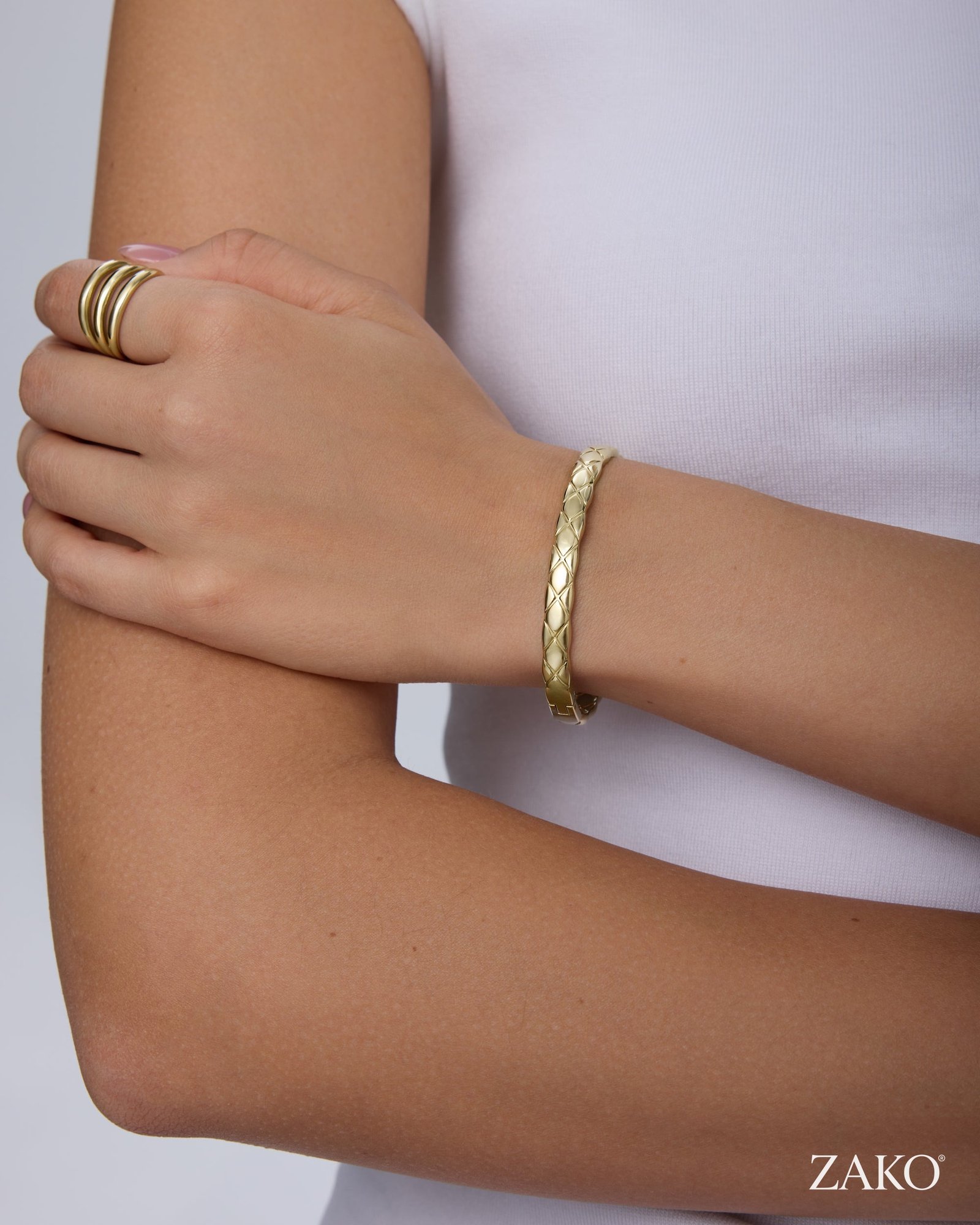 Lumi Quilted Bangle - Image 3