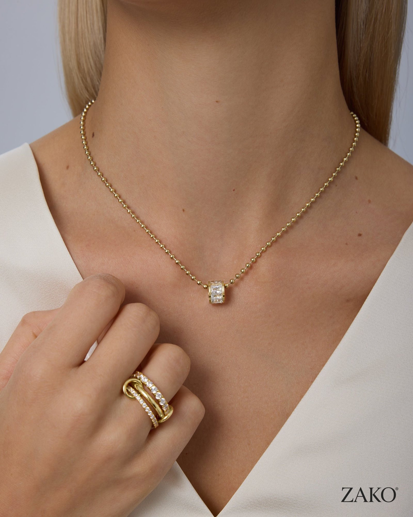 Una Rondelle Necklace - Image 3