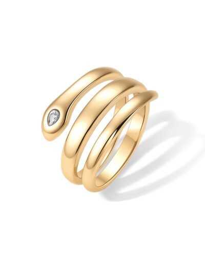 Lumi Snake Ring