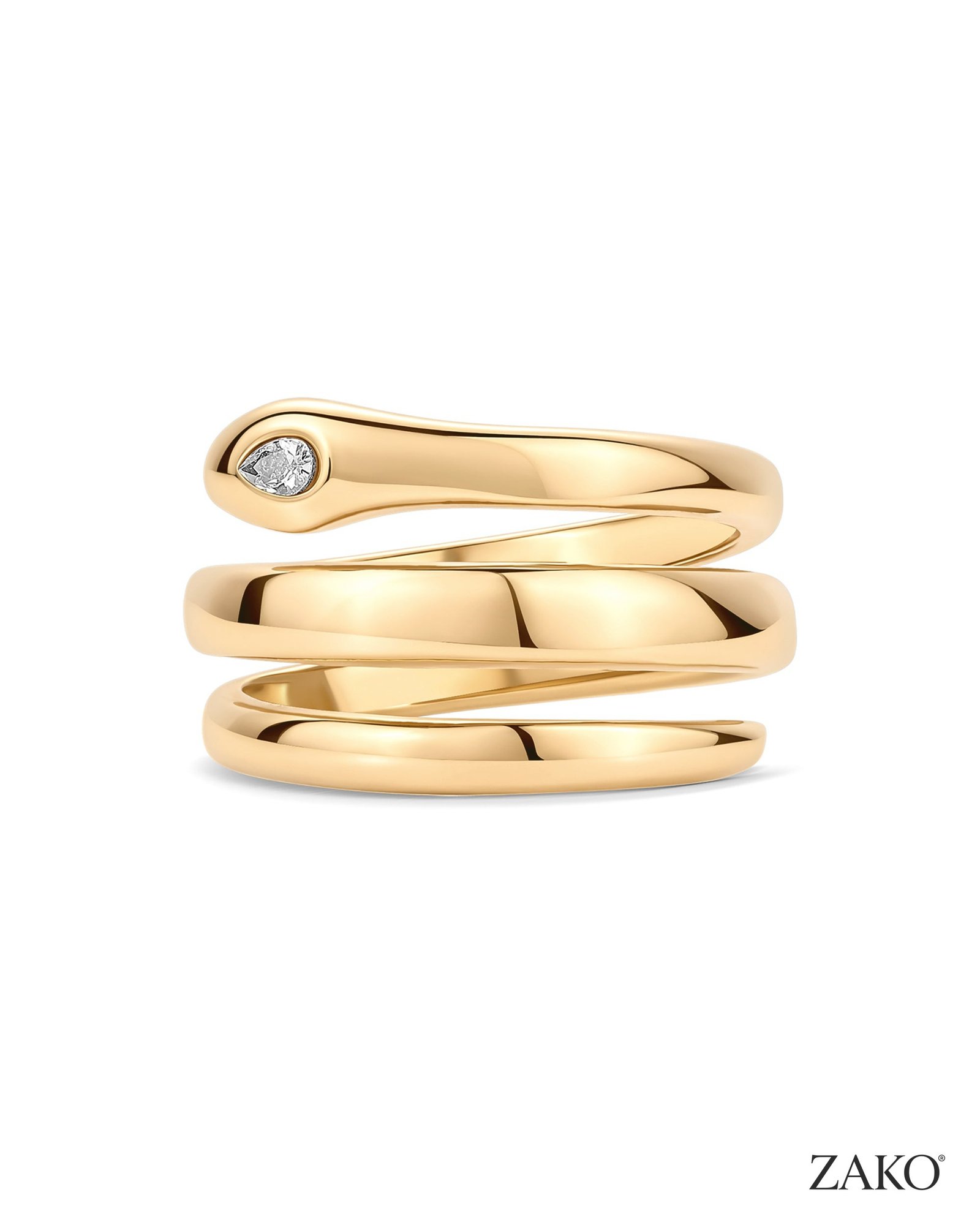 Lumi Snake Ring - Image 2