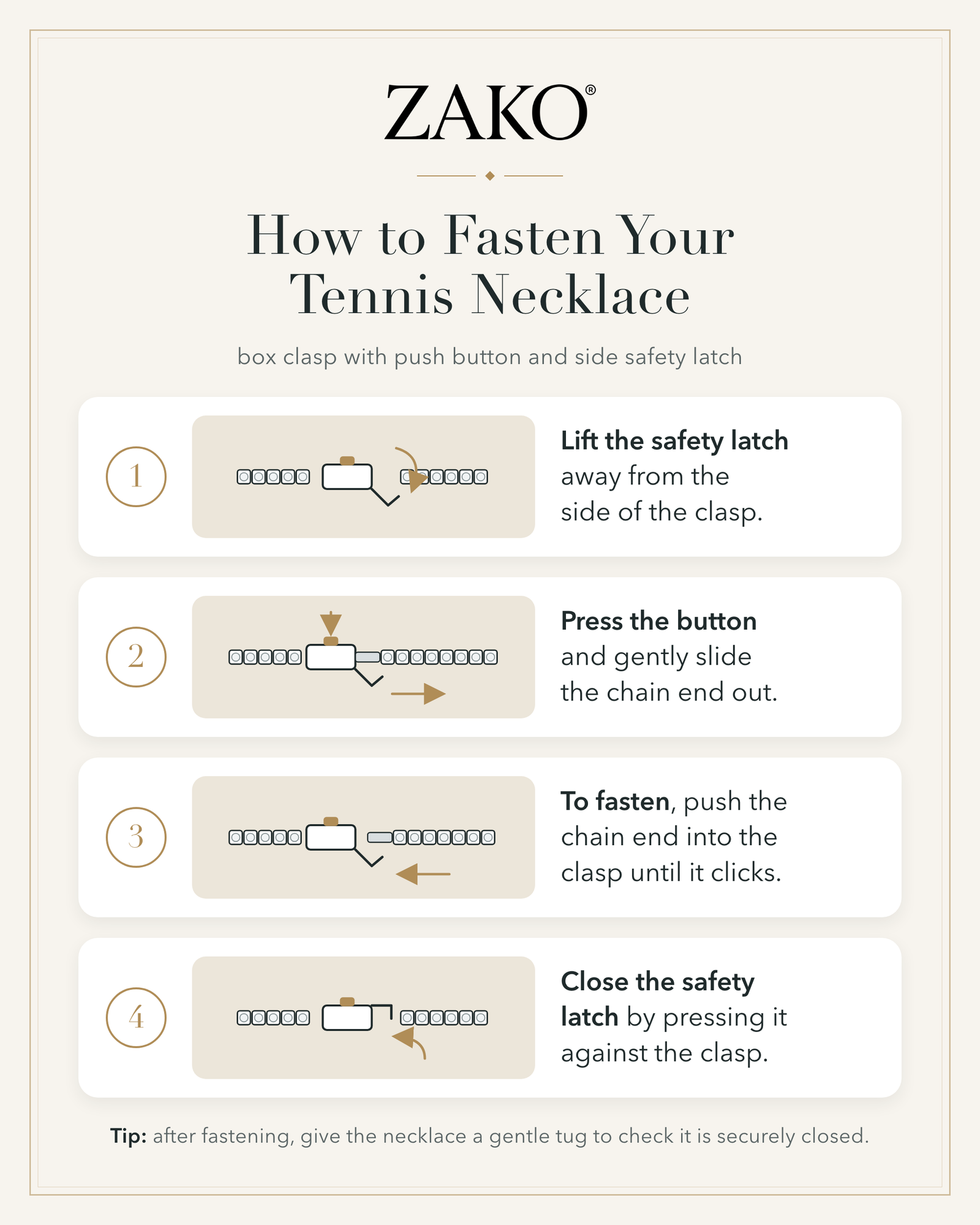 Solene Tennis Necklace - Image 10