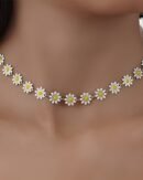 Daisy Flower Choker