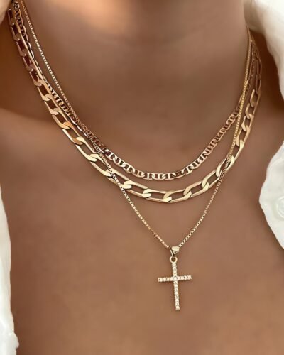 Cross Necklace Duo