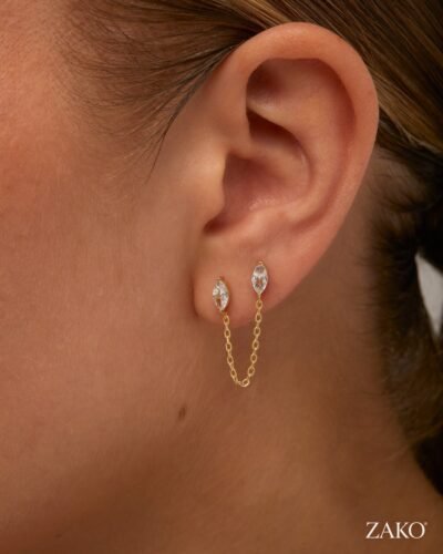 Dahlia Double Studs