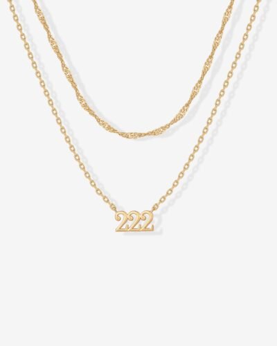 Elise Number Pendant