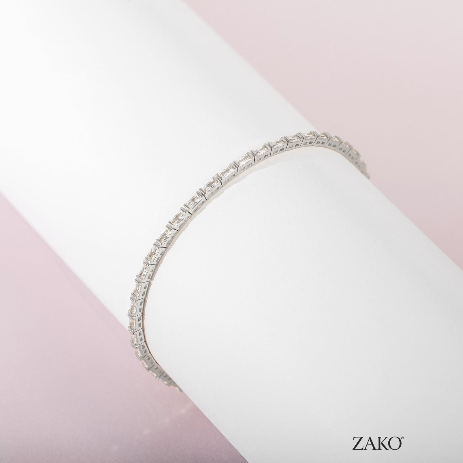 Cleo Baguette Tennis Bracelet - Image 9