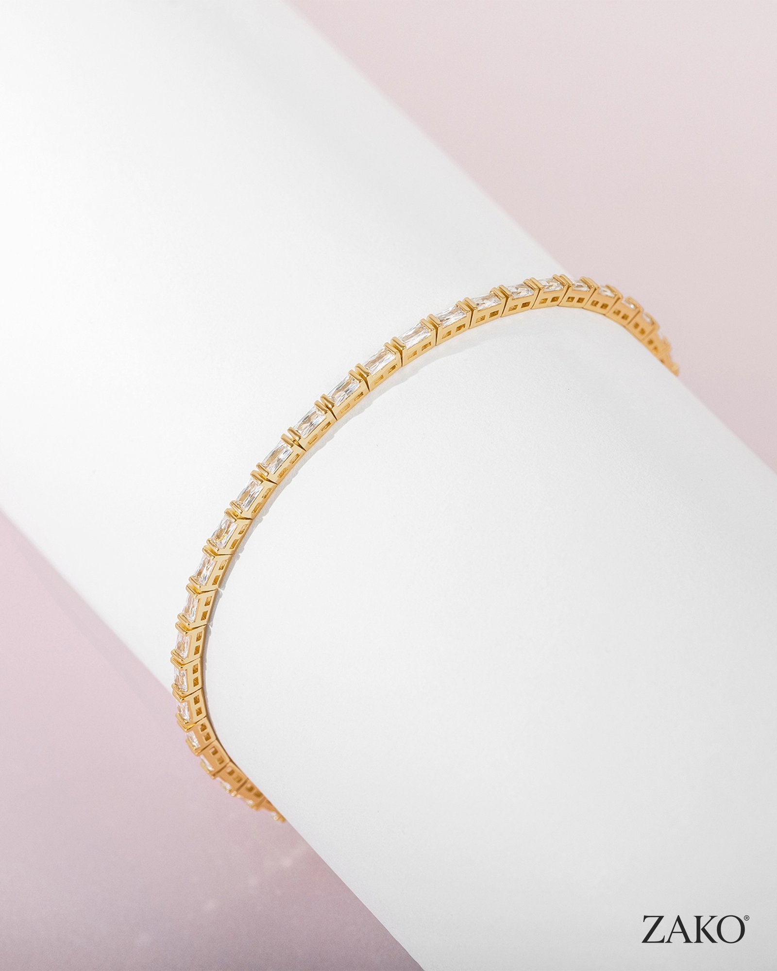 Cleo Baguette Tennis Bracelet - Image 12