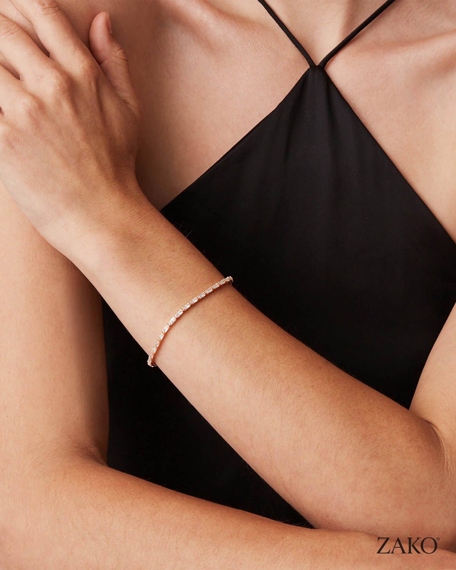 Cleo Baguette Tennis Bracelet - Image 14