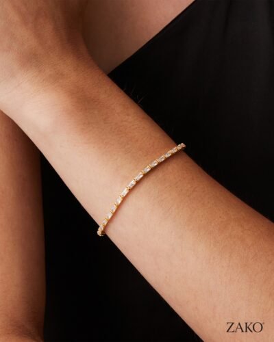 Cleo Baguette Tennis Bracelet