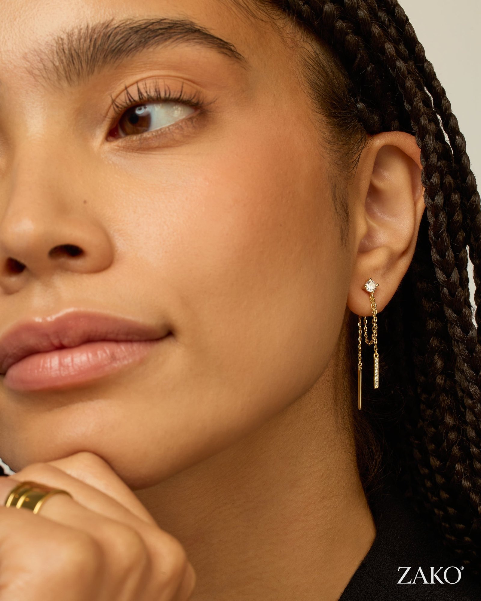 Freya Drop Earrings - Image 4