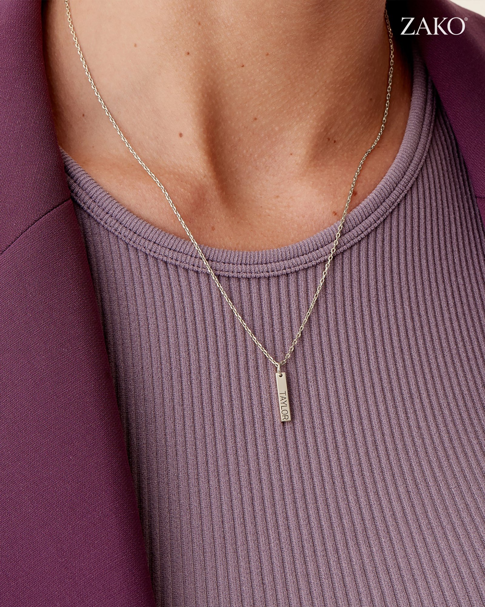 Klara Bar Necklace - Image 8