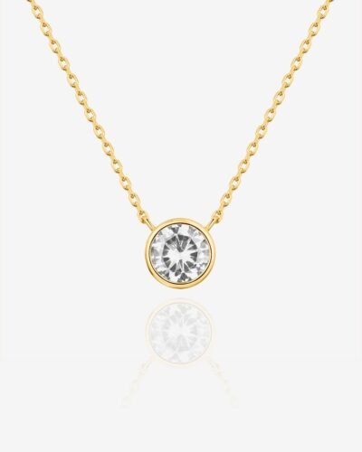 Simone Bezel Necklace