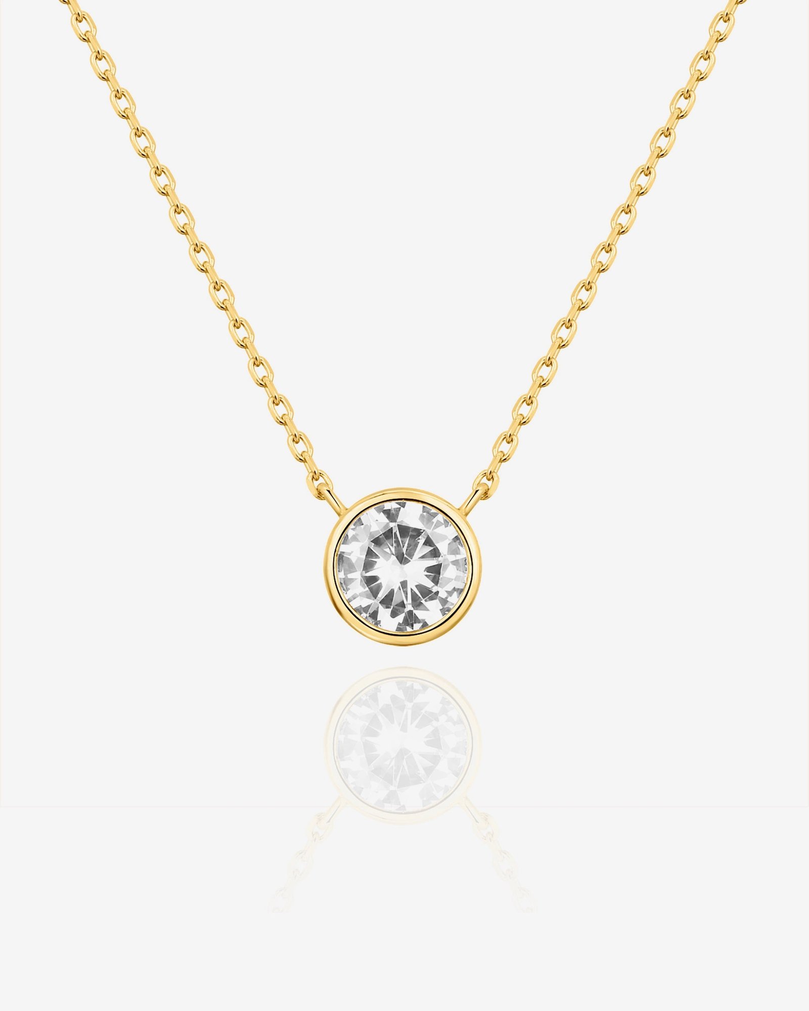 Simone Bezel Necklace