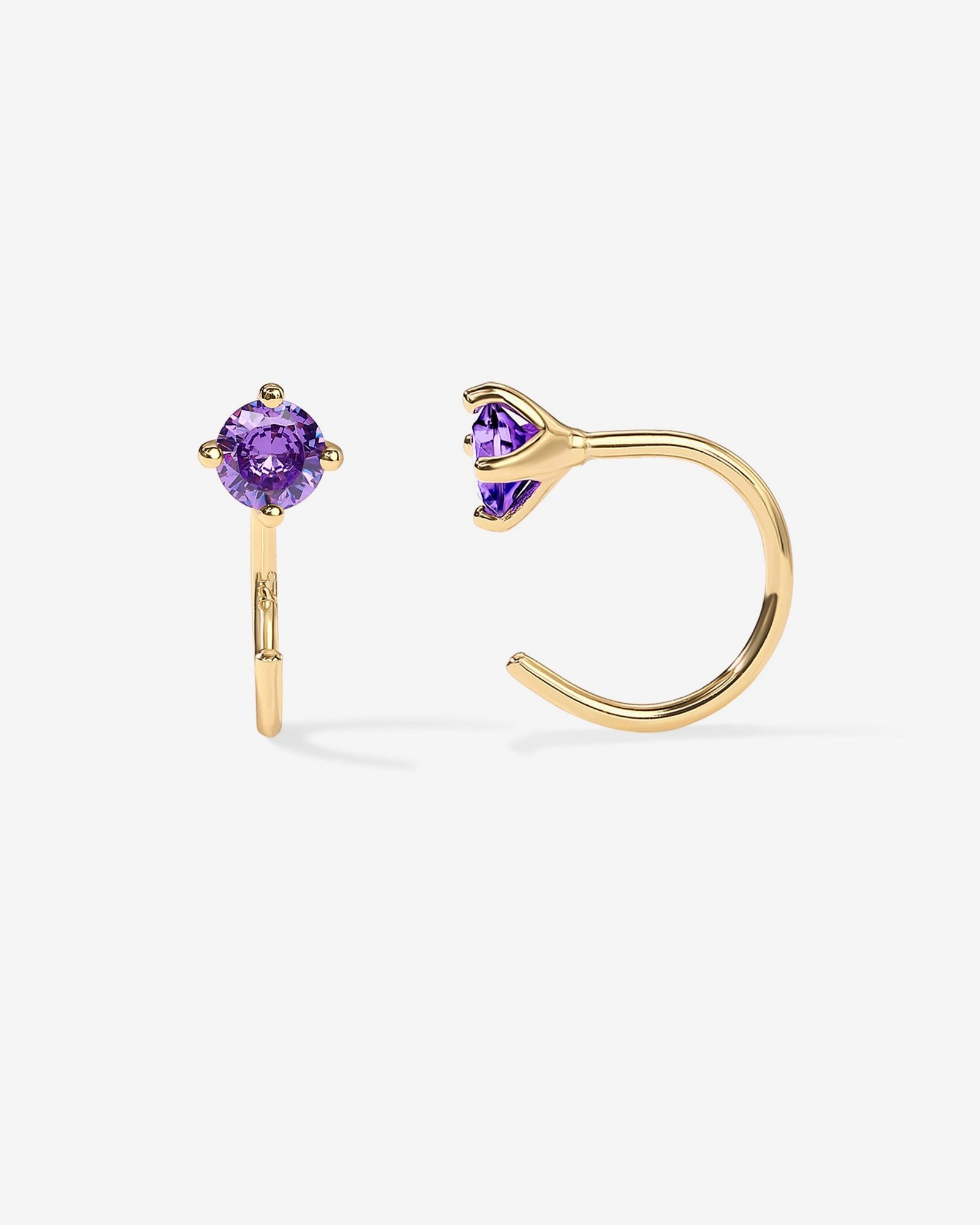 Flora Huggie Earrings - Image 2