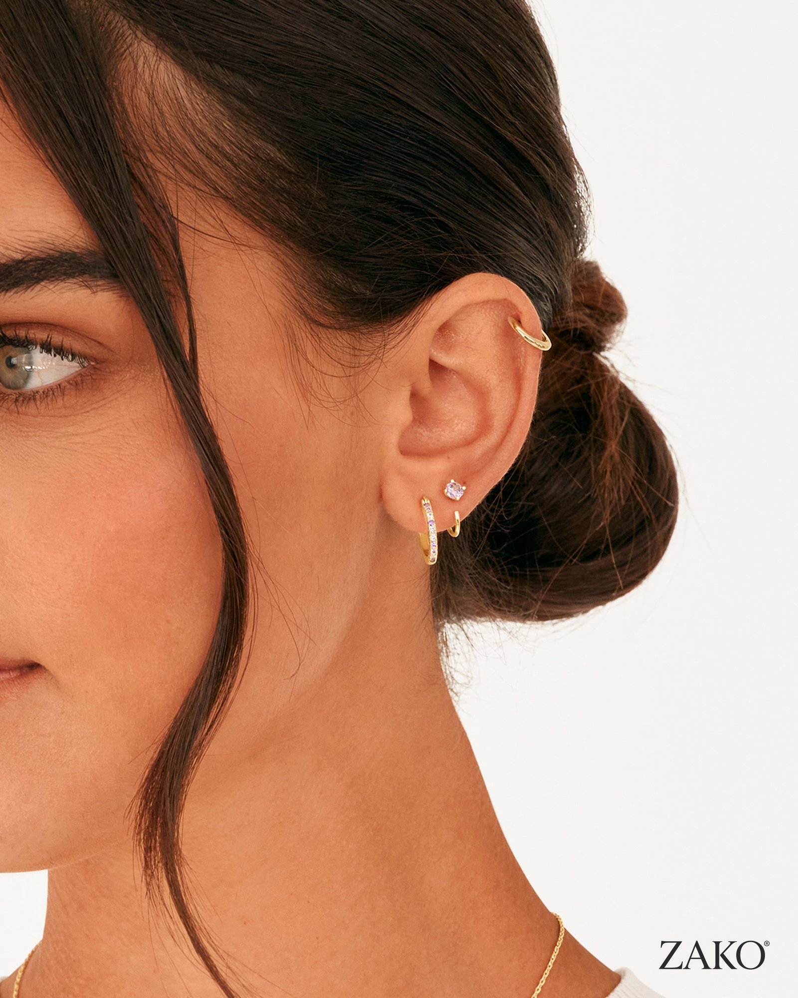 Flora Huggie Earrings - Image 9
