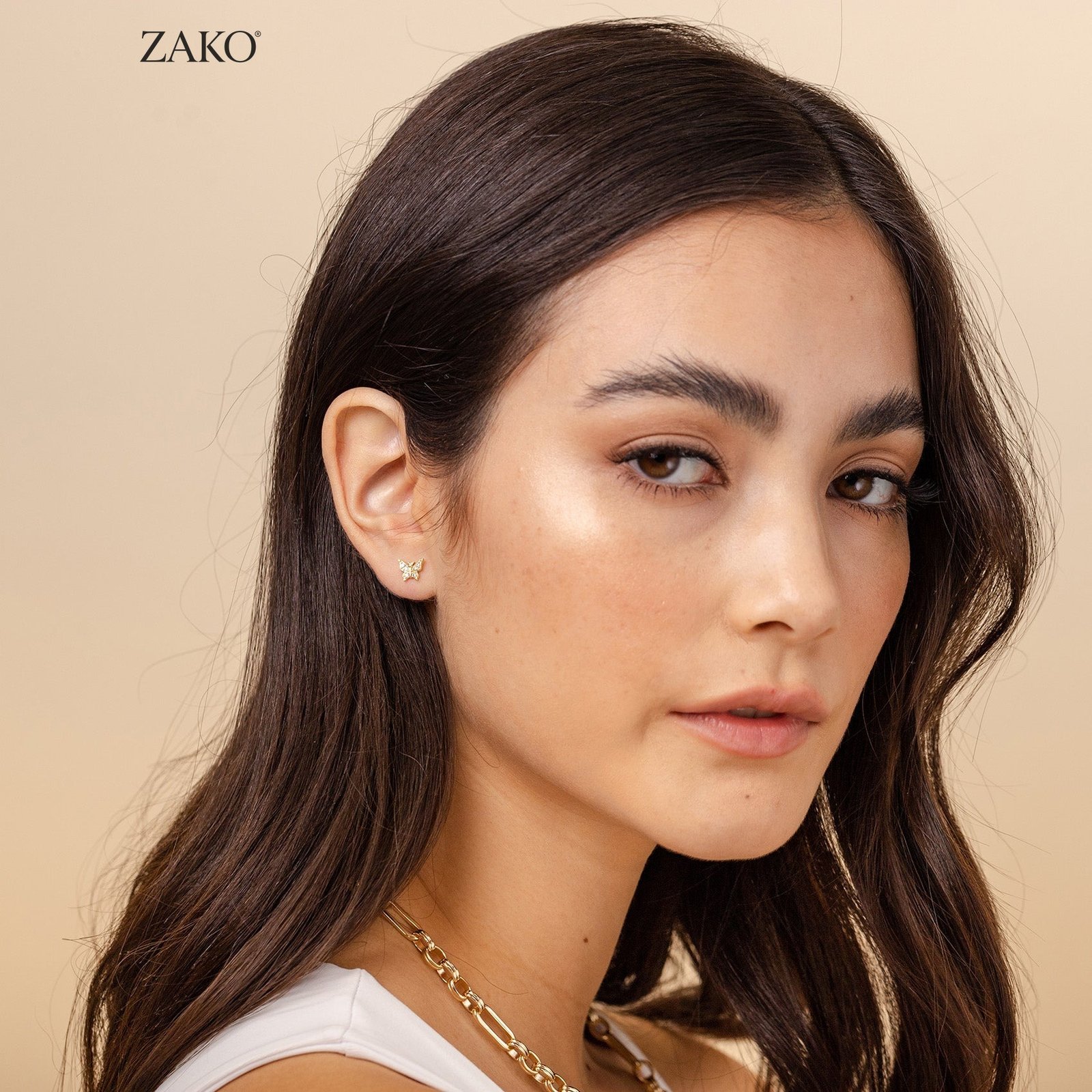 Talia Butterfly Studs - Image 8