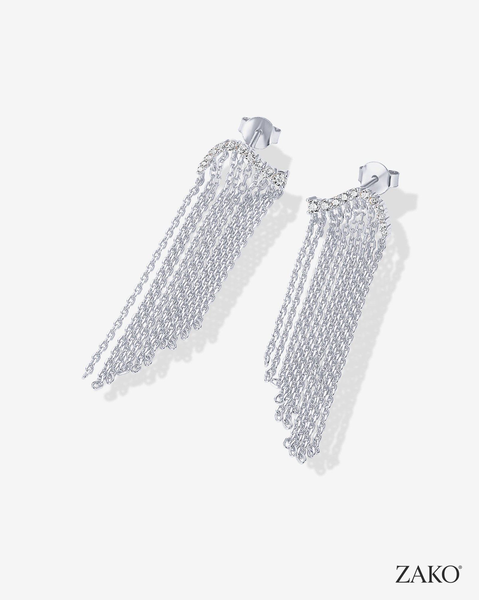Zaria Chain Earrings - Image 10