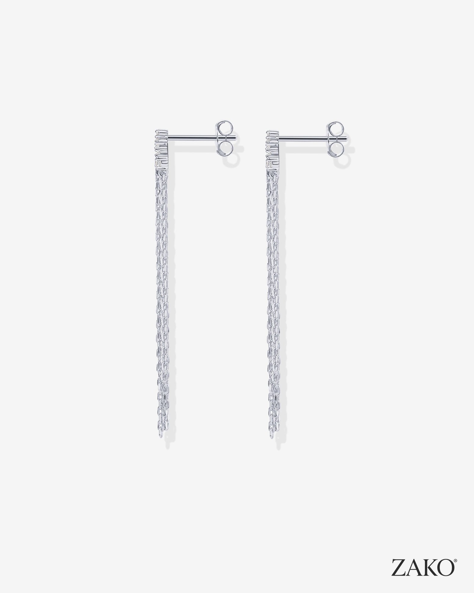 Zaria Chain Earrings - Image 12