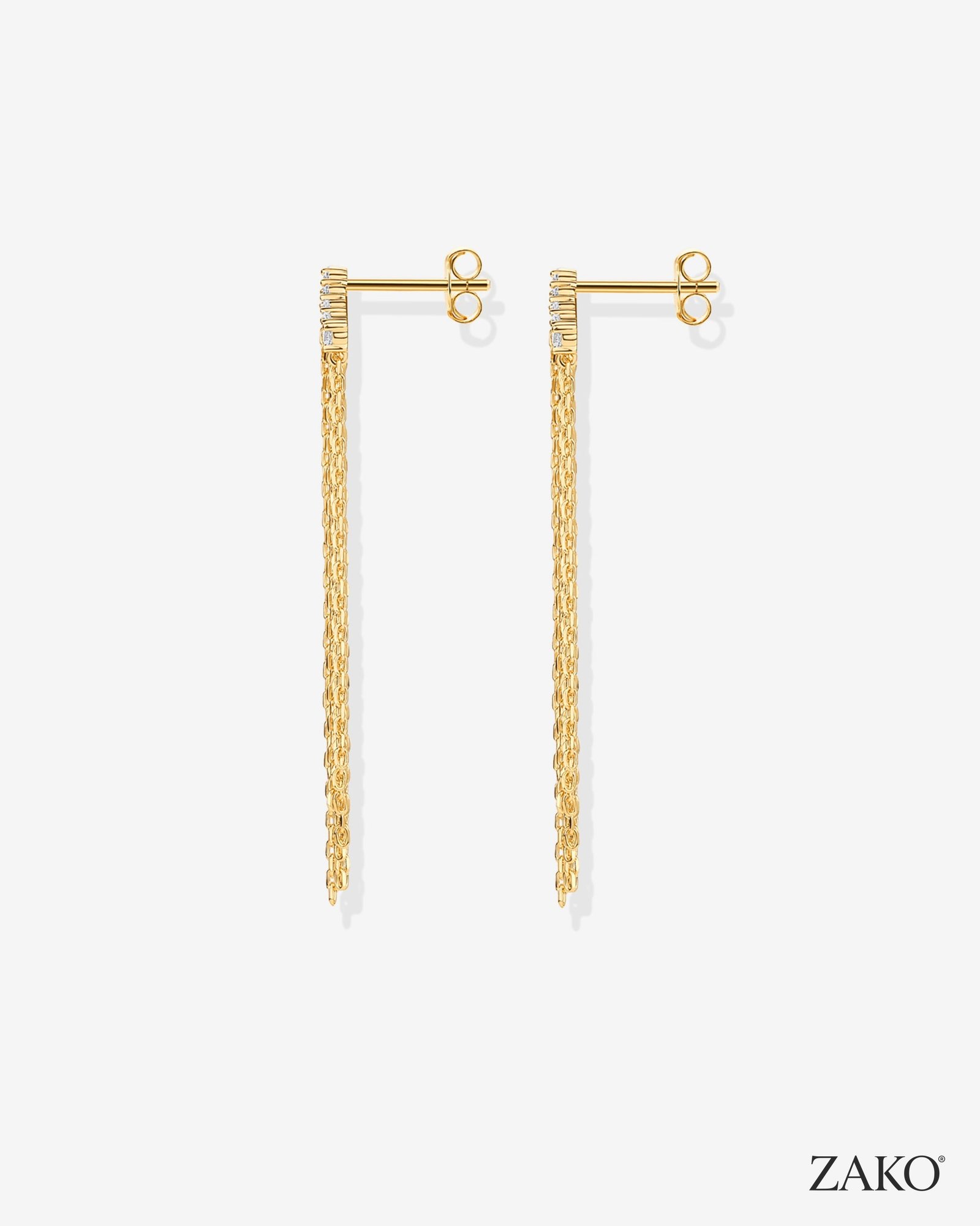 Zaria Chain Earrings - Image 5