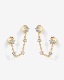Flora Chain Studs
