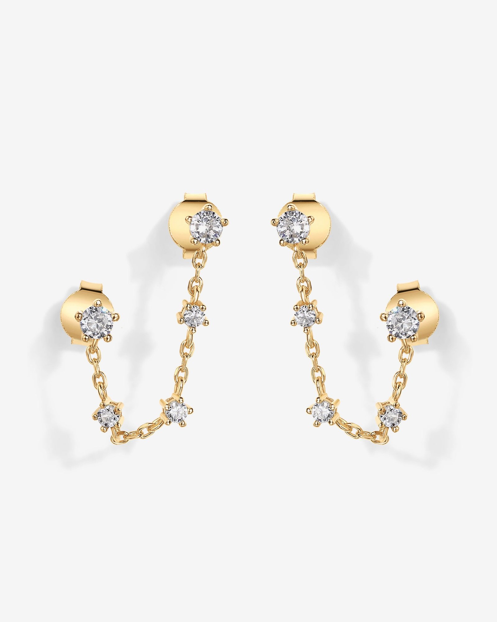 Flora Chain Studs