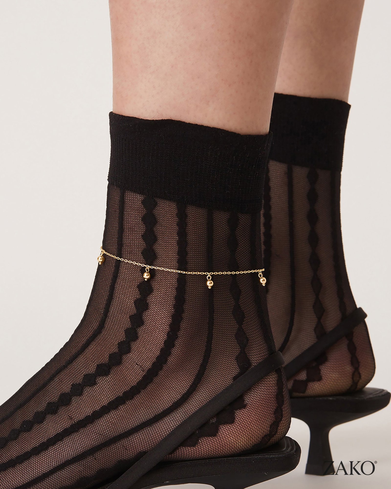 Mira Charm Anklet - Image 3
