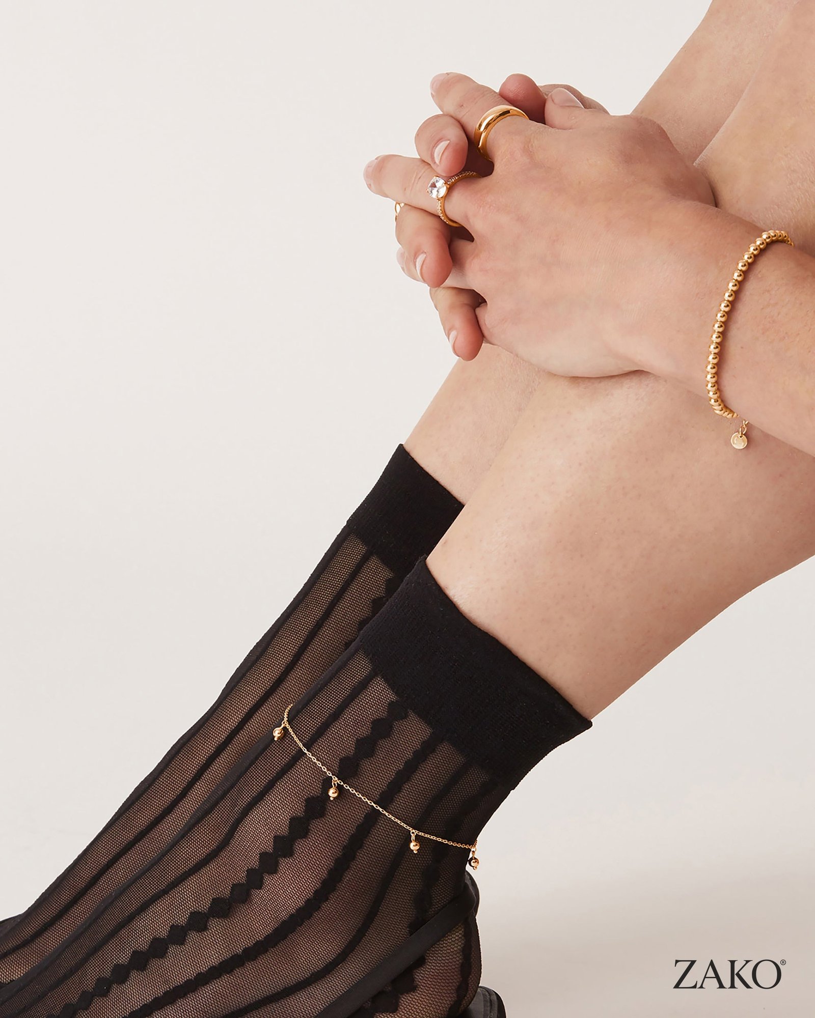 Mira Charm Anklet - Image 4