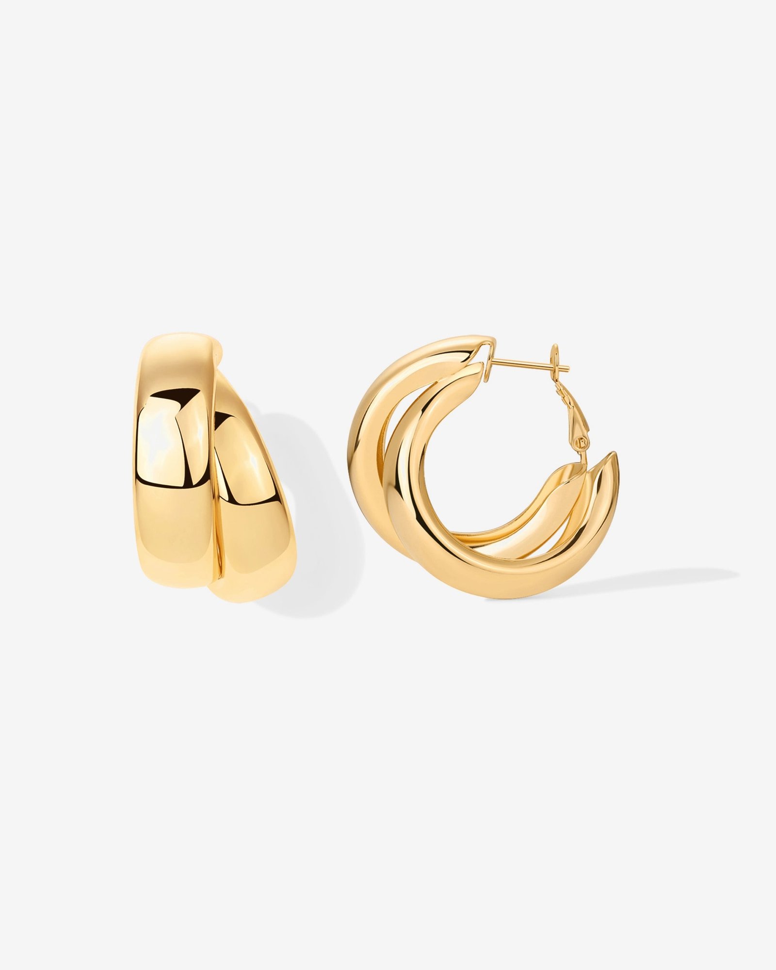 Valentina Double Hoops
