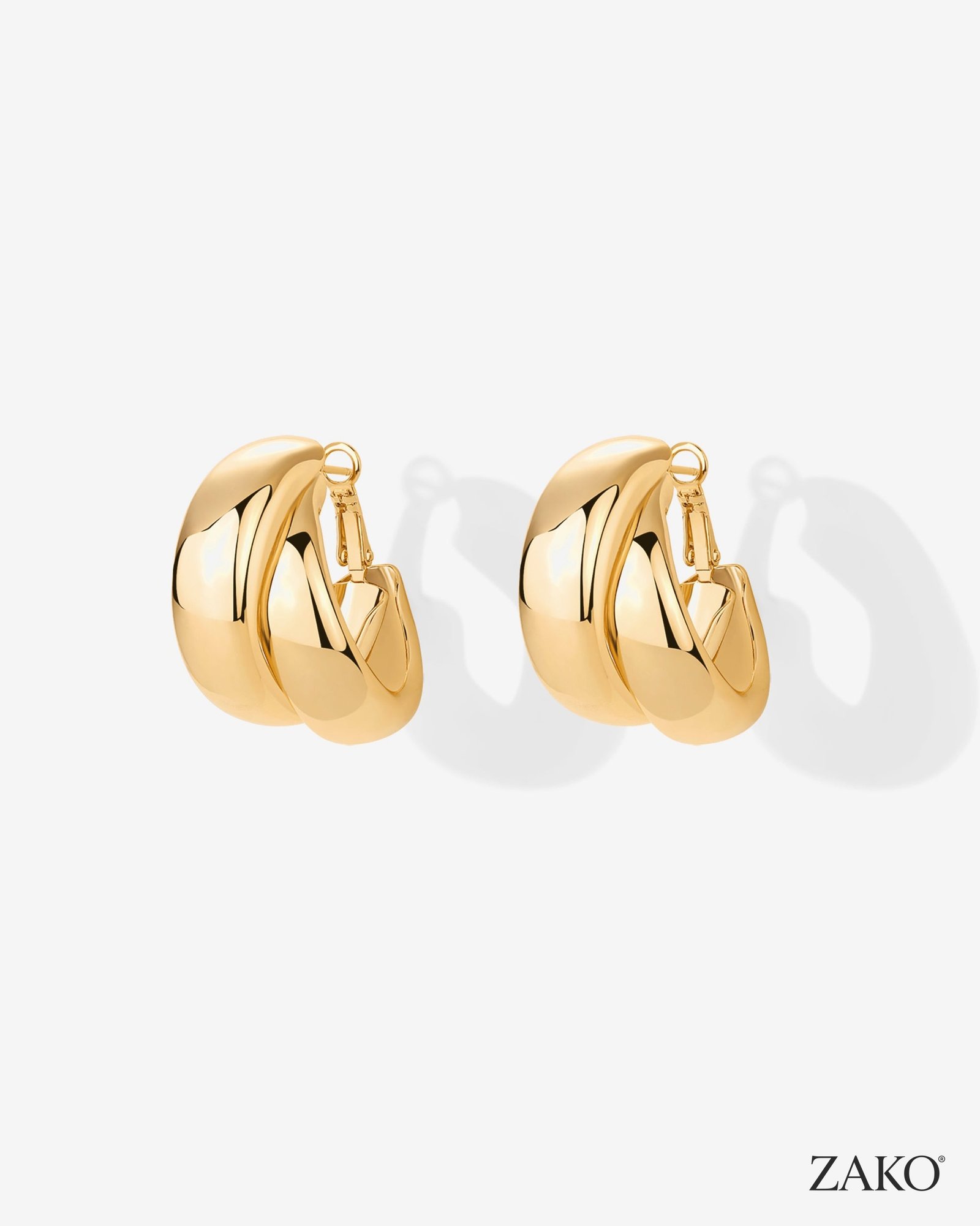 Valentina Double Hoops - Image 2