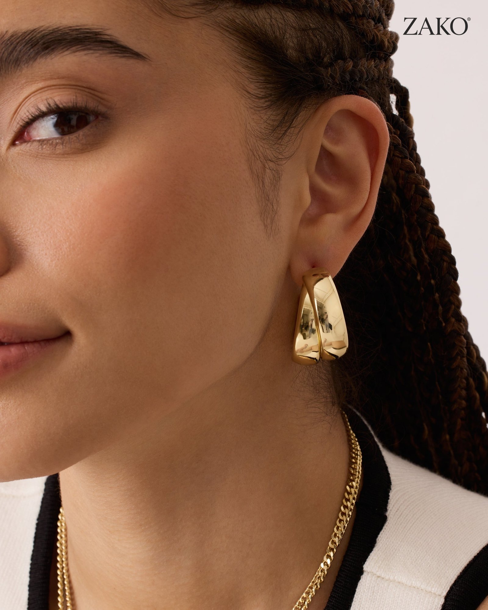 Valentina Double Hoops - Image 7