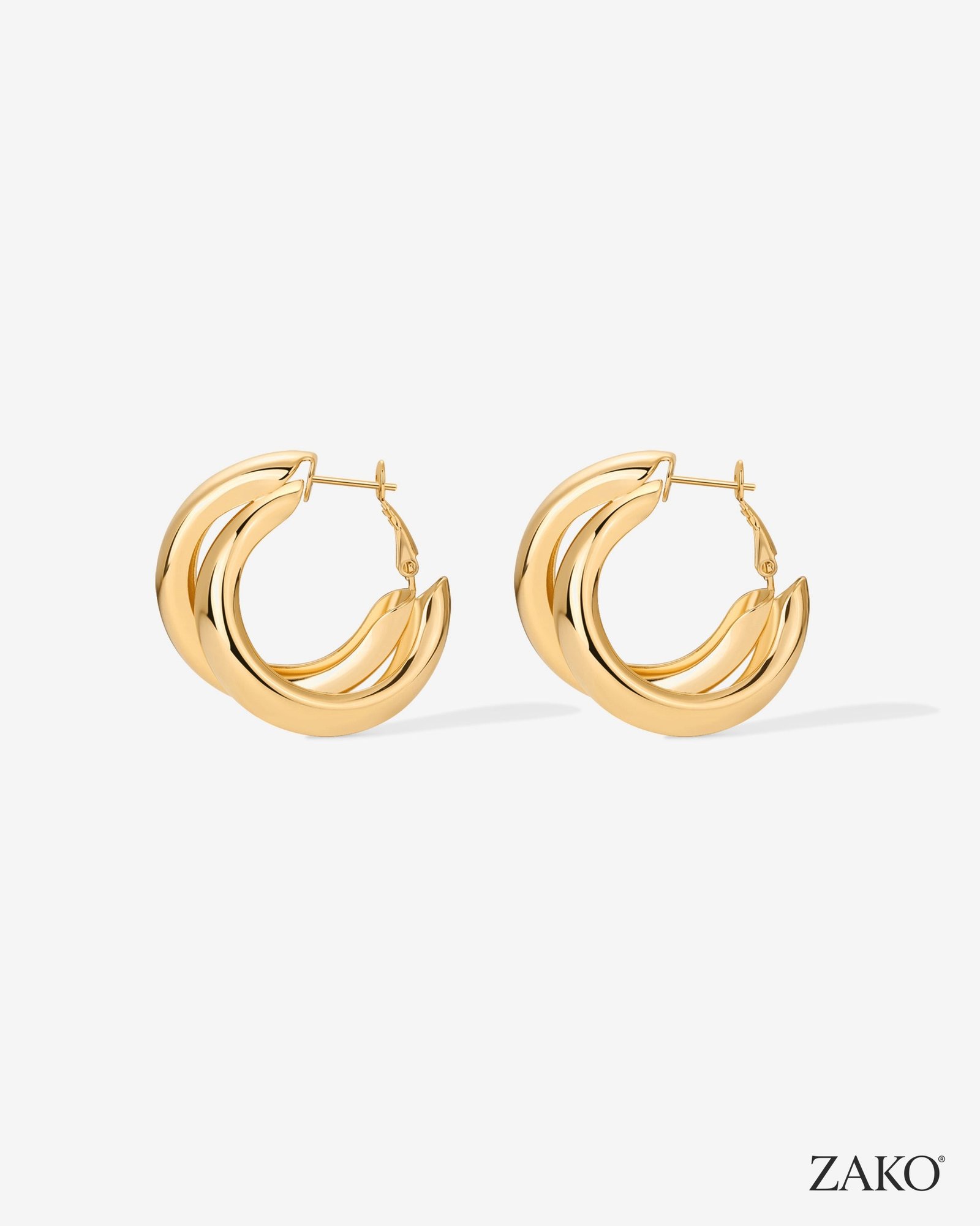 Valentina Double Hoops - Image 5